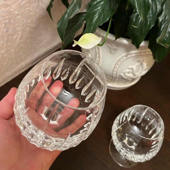 SET OF 2 MIKASA ARCTIC LIGHTS CRYSTAL BRANDY GLASSES/SNIFTERS - Picture 9 of 10